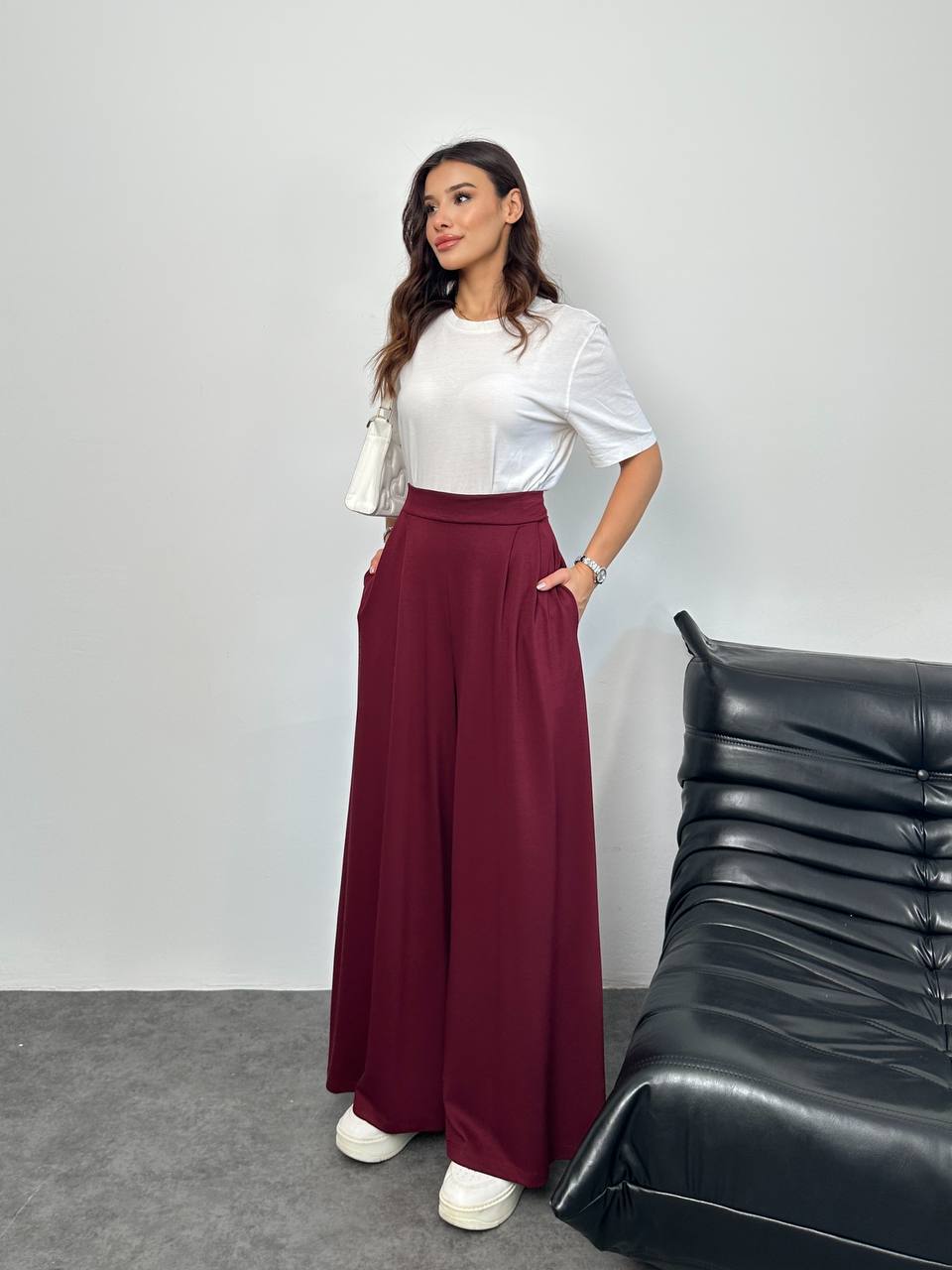 سروال پالازو الواسع للنساء — الراحة اللي غادي تحسي بها من أول لبسة