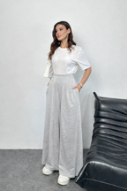 سروال پالازو الواسع للنساء — الراحة اللي غادي تحسي بها من أول لبسة